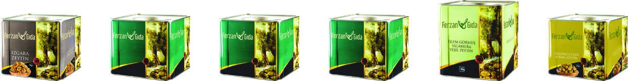 Ferzan Gıda packaging options